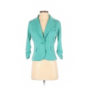 5/ $25 METAPHOR blue teal one button Blazer Jacket S